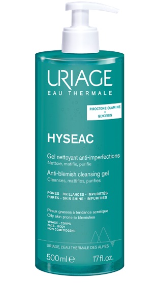 Uriage Hyséac Gel Nettoyant Detergente Corpo Pelle Mista 500 ml